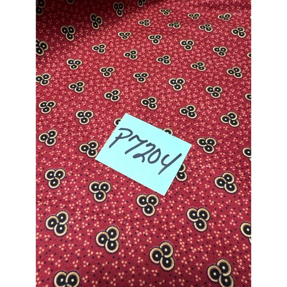 Benartex Giverny Red Cotton Fabric 1/2 yard x 44" Quilting Sewing Marianne Eliza - Picture 7 of 7